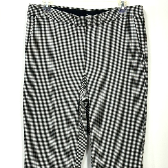 J. Jill Wearever Collection Smooth Fit Slim Leg Houndstooth Pull-On Pants - Picture 3 of 9